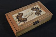 JEWELRY BOX : JACOBEAN PATTERN JEWELRY BOX : JACOBEAN PATTERN